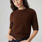 Puvet Slim short-sleeved knitted jumper