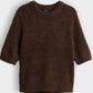 Puvet Slim short-sleeved knitted jumper
