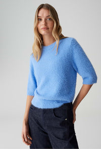 Puvet Slim short-sleeved knitted jumper