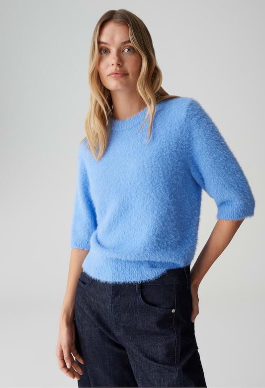 Puvet Slim short-sleeved knitted jumper