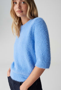 Puvet Slim short-sleeved knitted jumper