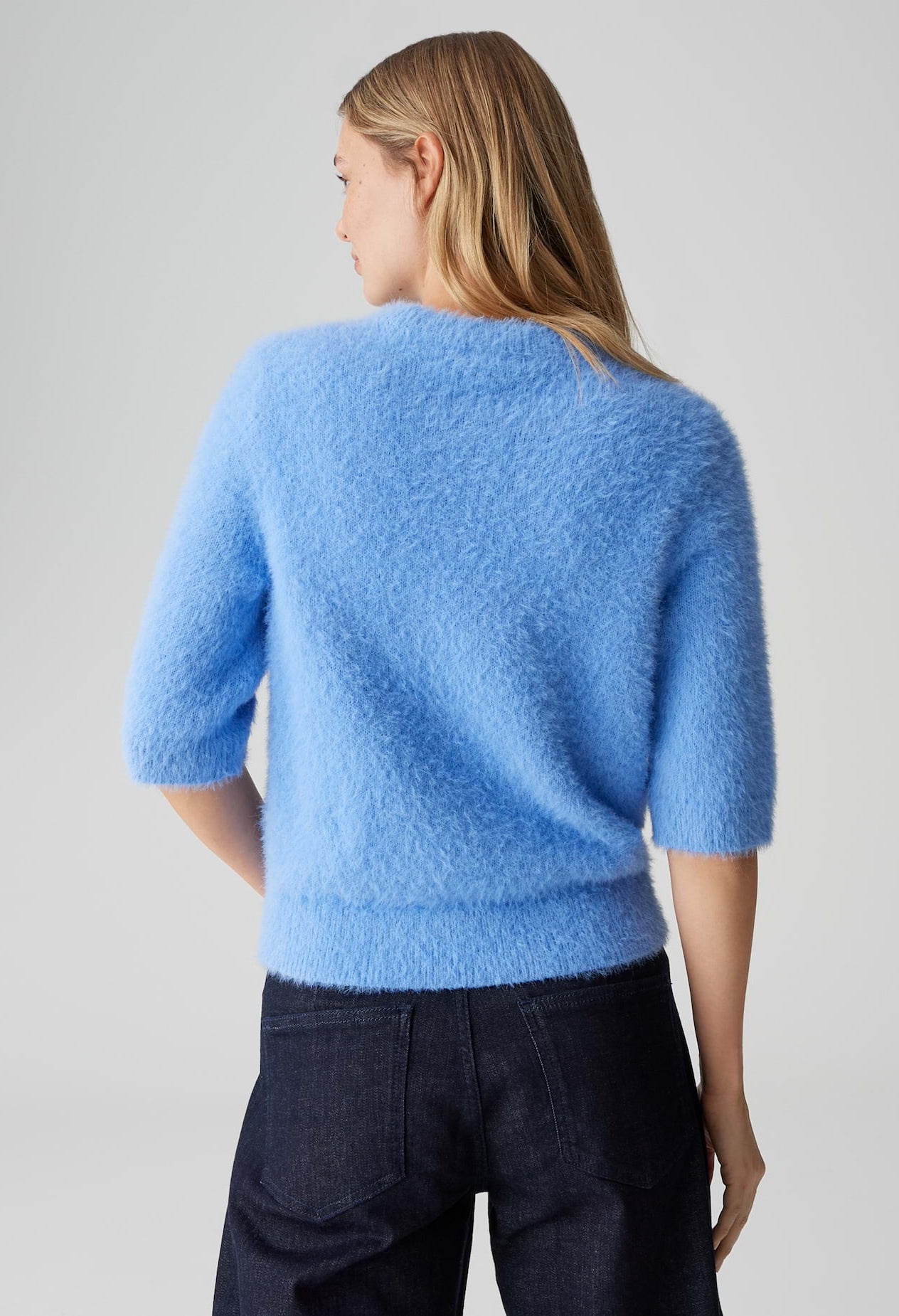 Puvet Slim short-sleeved knitted jumper