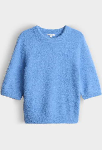 Puvet Slim short-sleeved knitted jumper