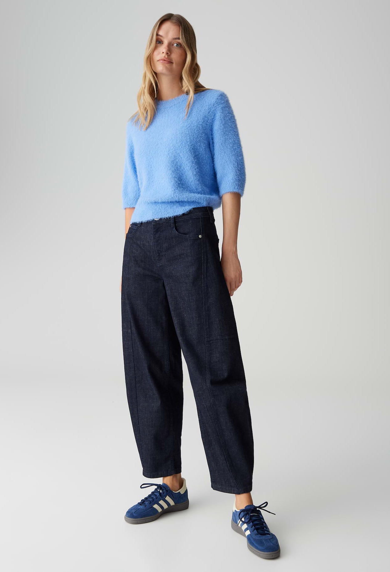 Puvet Slim short-sleeved knitted jumper