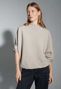 Saglanz Gloss Effect Jersey Top