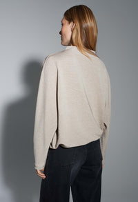 Saglanz Gloss Effect Jersey Top