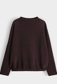 Saglanz Gloss Effect Jersey Top