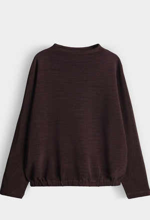 Saglanz Gloss Effect Jersey Top