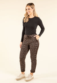 Leopard Print Joggers