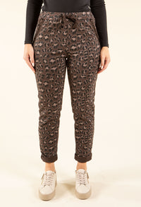 Leopard Print Joggers