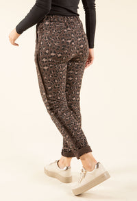 Leopard Print Joggers