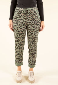 Leopard Print Joggers