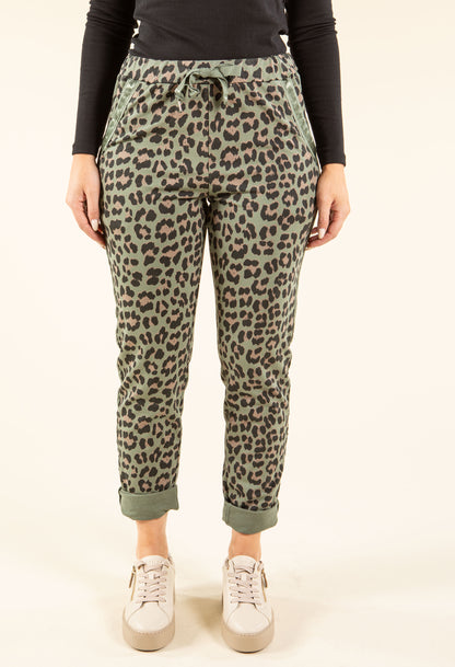 Leopard Print Joggers