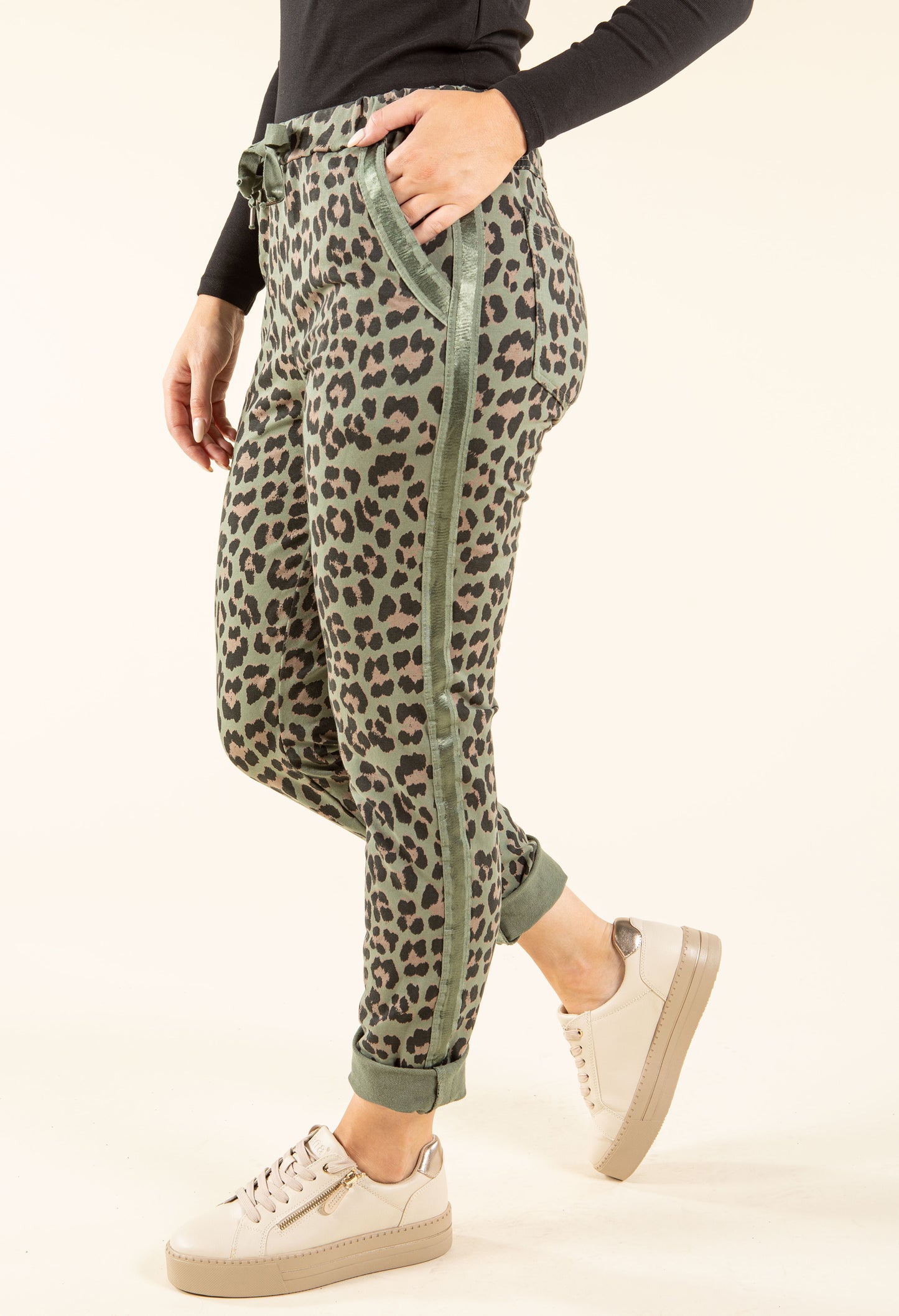 Leopard Print Joggers