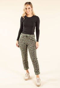 Leopard Print Joggers