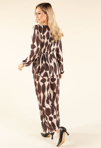 Retro Plisse Pleated Co-Ord