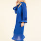 Flute Sleeve Plisse Dress