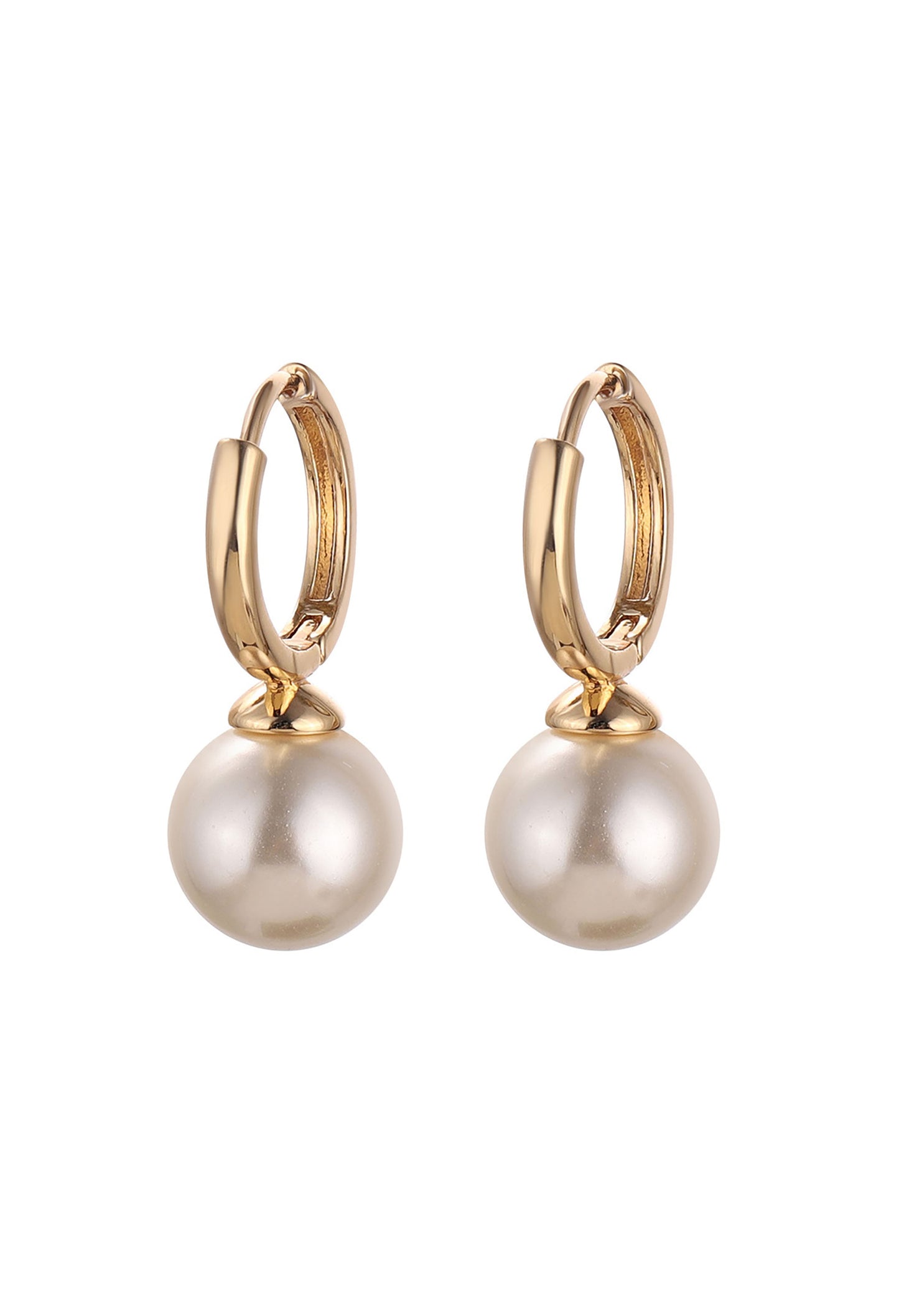 Pearl Hoop Earrings