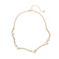 Textured Abstract Pearl Necklace