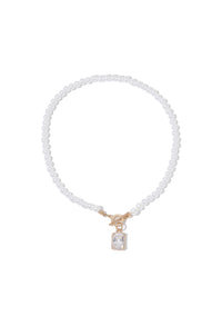 Pearl Baguette Pendant