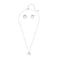 Pearl Dainty Earrings & Necklace Set