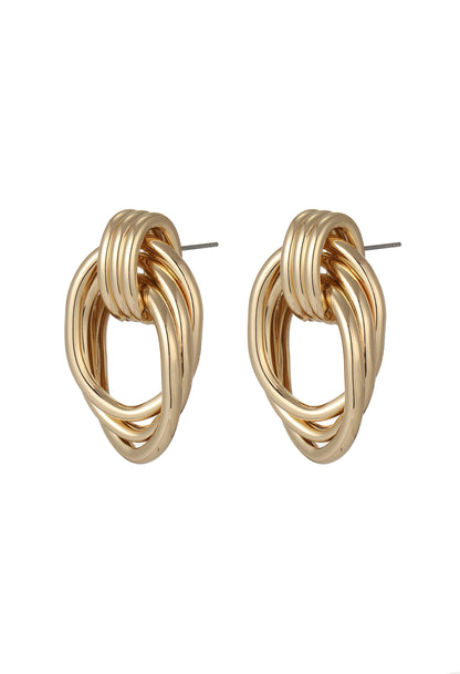 Chunky Knot Drop Earrings