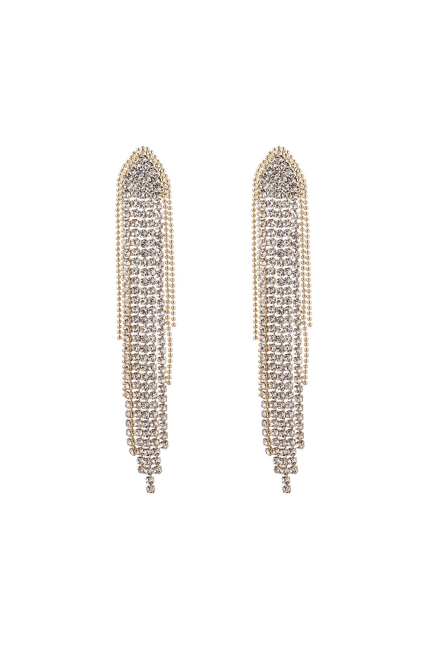 Diamante Drop Statement Earrings