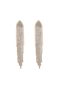 Diamante Drop Statement Earrings