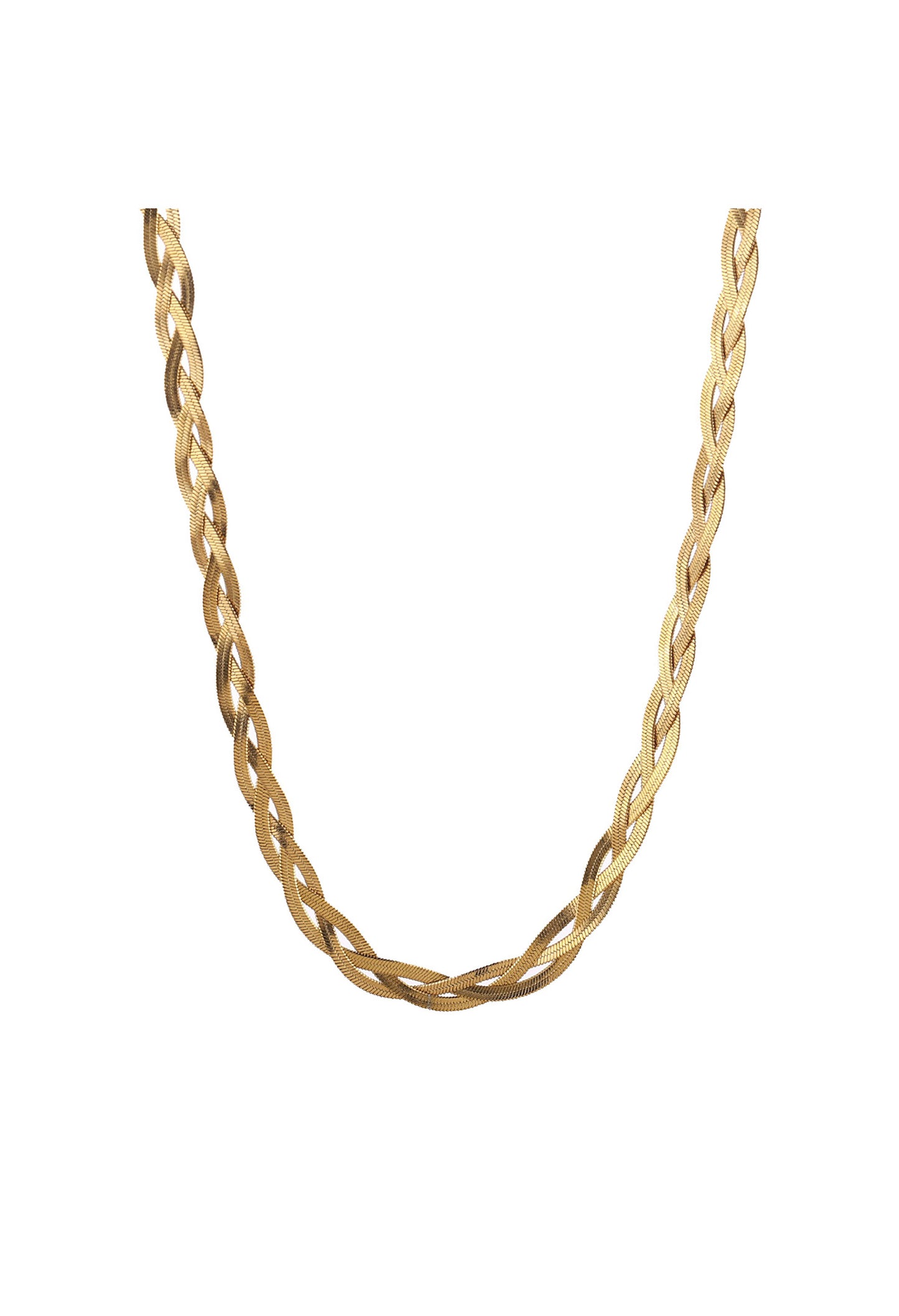 Braided Snake Chain Necklace