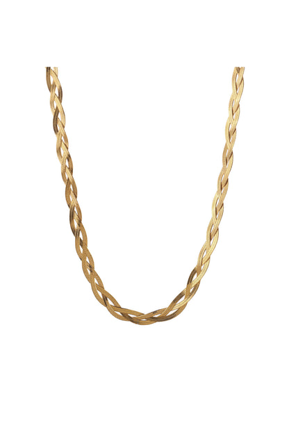 Braided Snake Chain Necklace