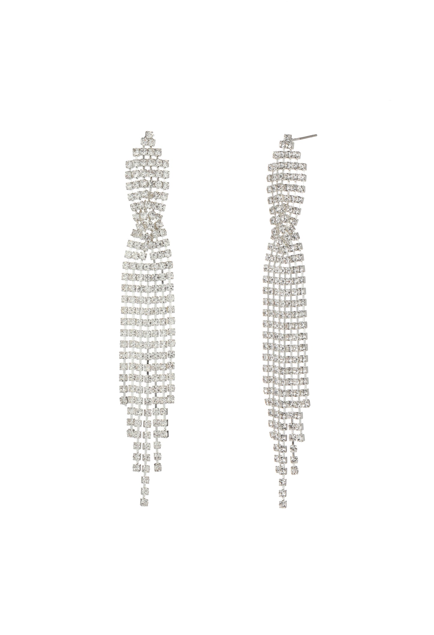 Diamante Statement Drop Earrings