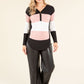 Colour Block Half-Zip Knit Top
