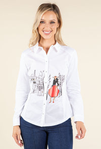Valeria Graphic Blouse