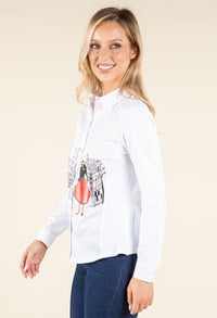 Valeria Graphic Blouse
