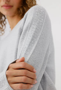 Rhinestone Detail Jumper