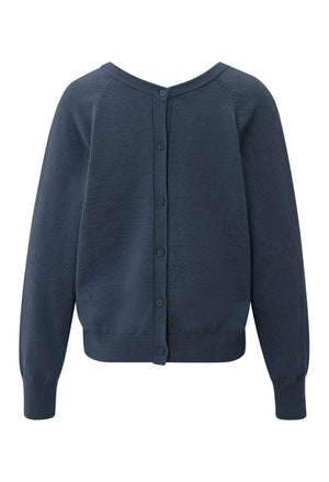 Double V-Neck Knit Sweater