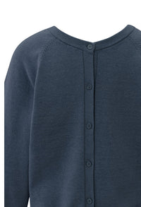 Double V-Neck Knit Sweater