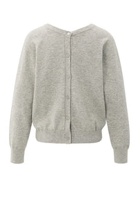 Double V-Neck Knit Sweater