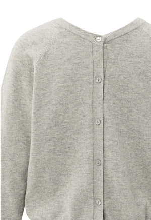 Double V-Neck Knit Sweater
