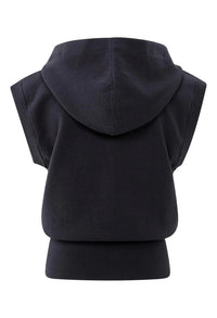 Sleeveless Zip-Up Hoodie