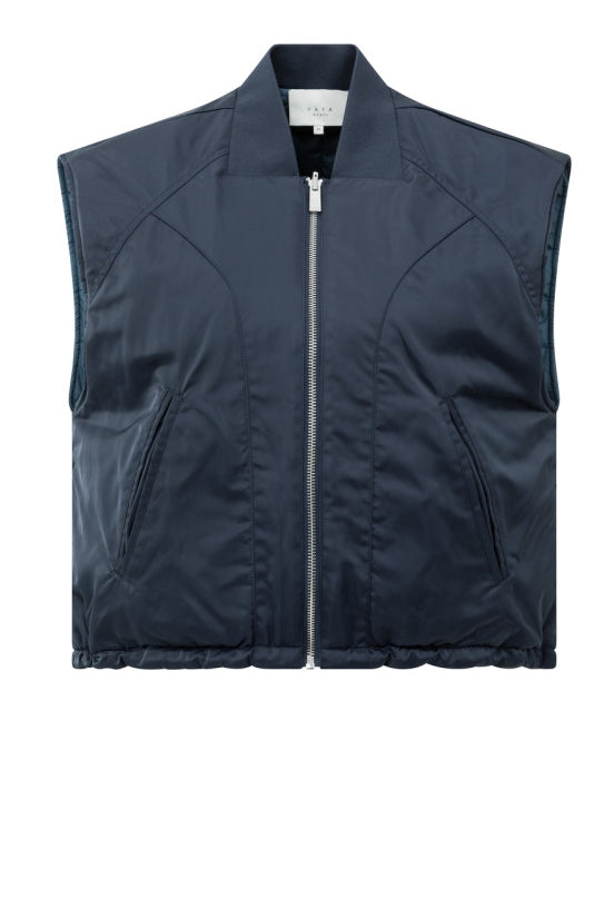 Reversible padded bodywarmer