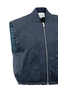 Reversible padded bodywarmer