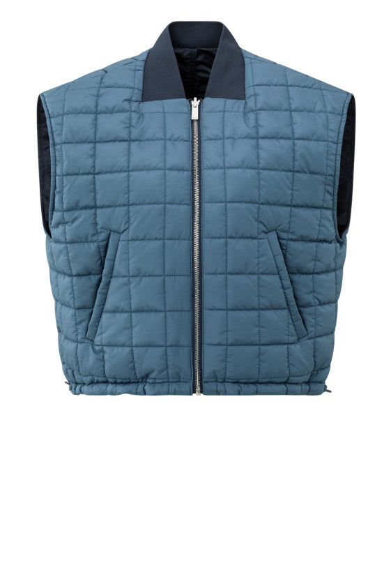 Reversible padded bodywarmer