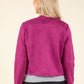 Short Faux Suede Jacket