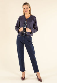 Short Faux Suede Jacket