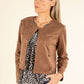 Faux Suede Jacket