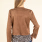 Faux Suede Jacket