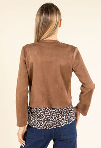 Faux Suede Jacket