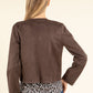 Faux Suede Jacket