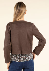 Faux Suede Jacket